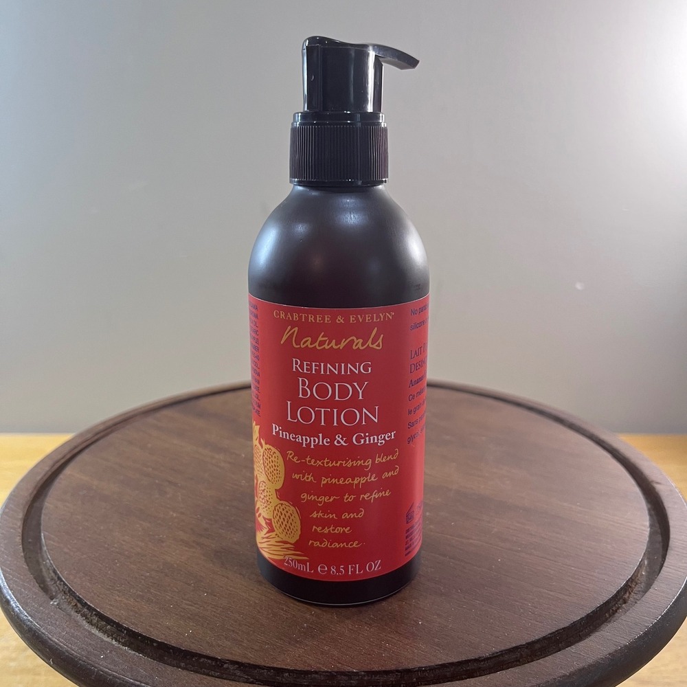 Crabtree & Evelyn Naturals Refining Body Lotion Pineapple & Ginger 8.5oz